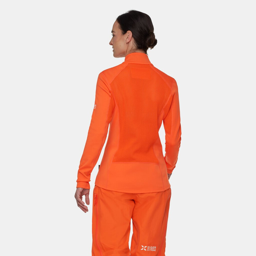 eiger nordwand advanced ml jacke damen eiger orange