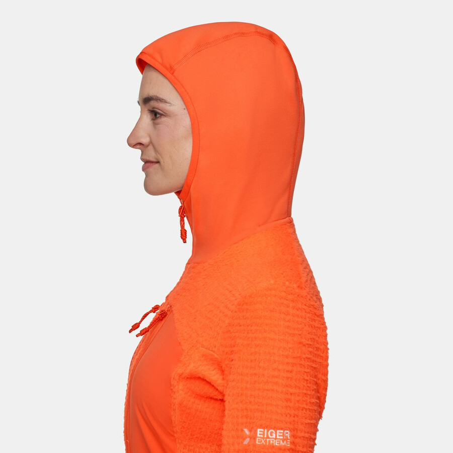 eiger nordwand pro ml air kapuzenjacke damen schwarz