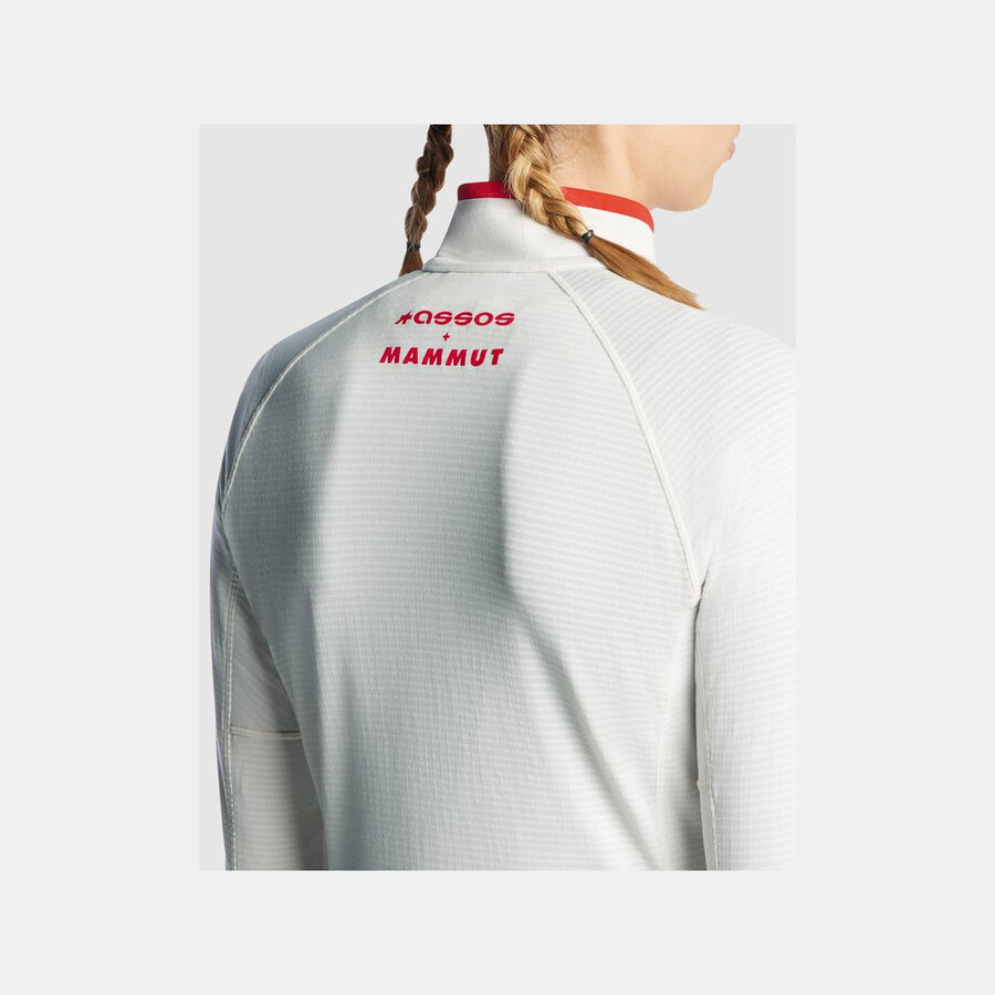 assos x mammut aenergy light ml jacke damen weiß-rot