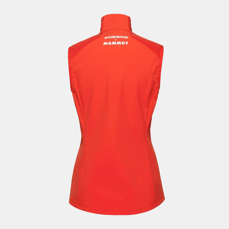 assos x mammut ml hybrid weste damen mammut rot