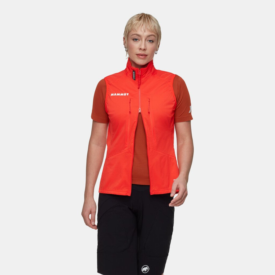 assos x mammut ml hybrid weste damen mammut rot