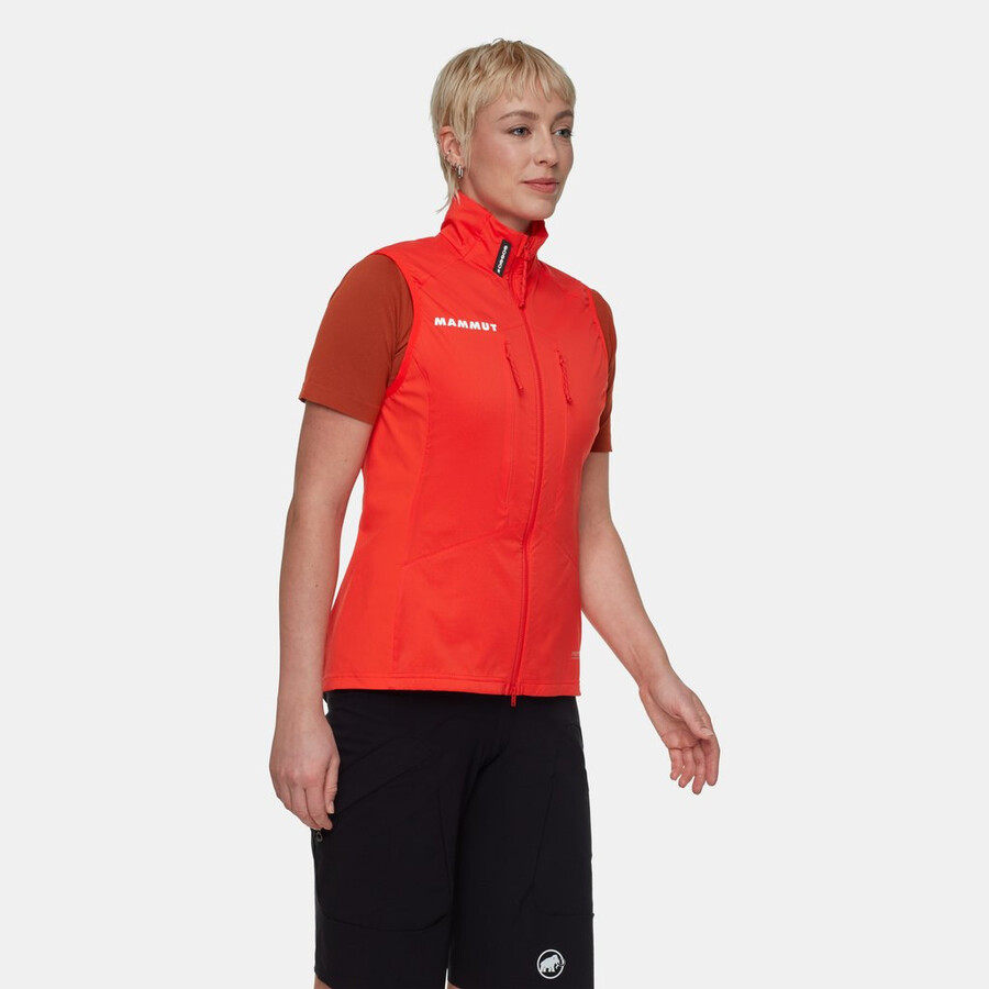 assos x mammut ml hybrid weste damen mammut rot
