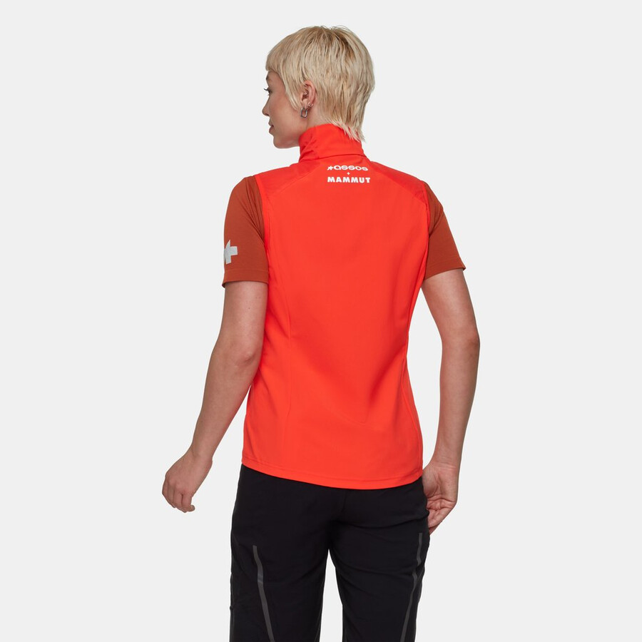 assos x mammut ml hybrid weste damen mammut rot