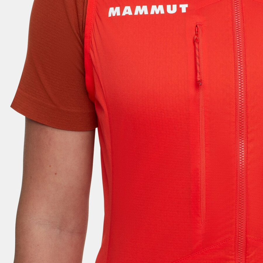 assos x mammut ml hybrid weste damen mammut rot