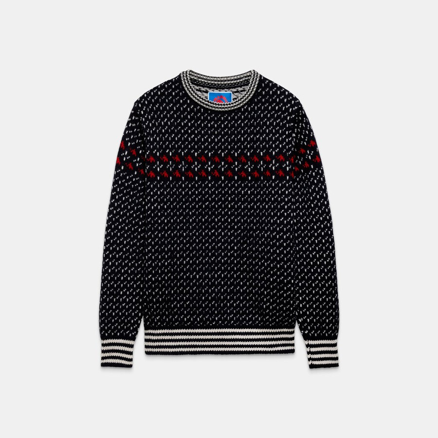 mammut x cabourn direttissima wool ml pullover schwarz marine