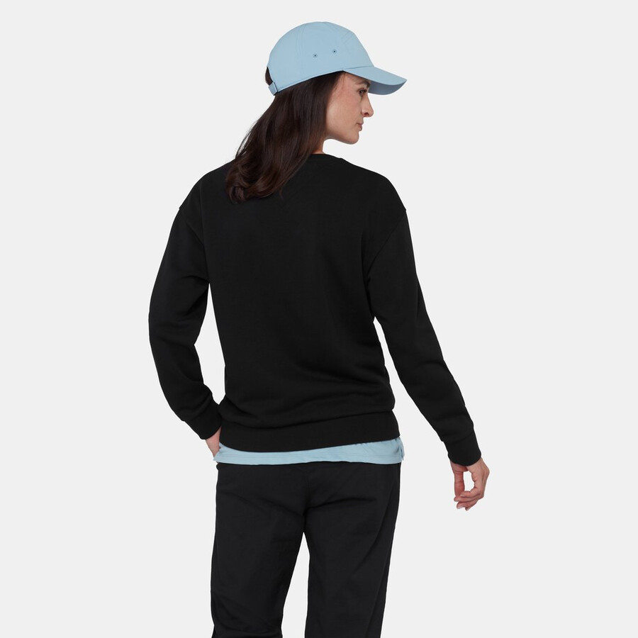mammut core ml rundhalsausschnitt damen logo schwarz