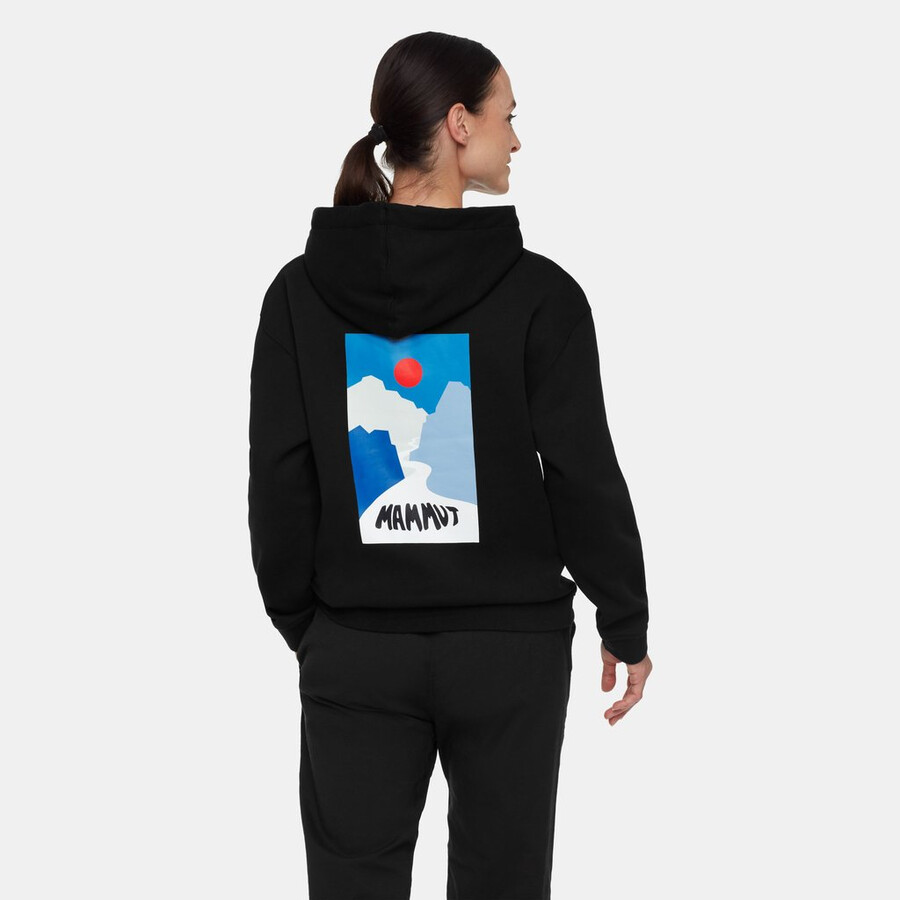 mammut base ml hoody damen valley black