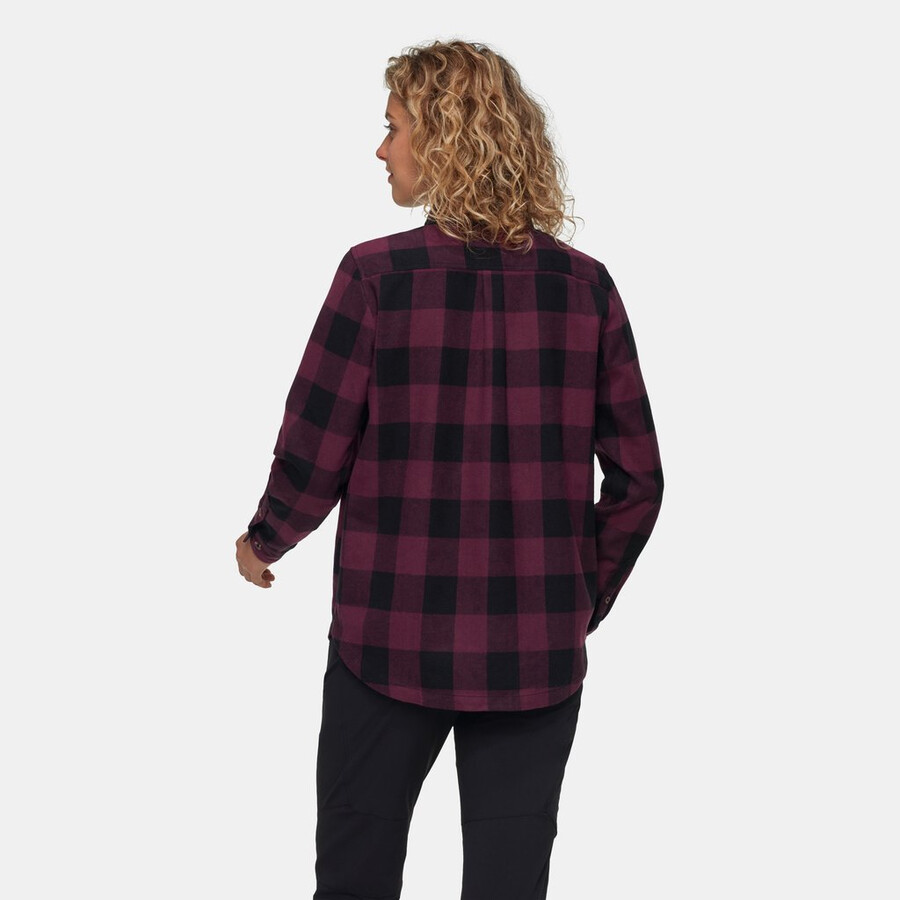 tamaro langarmshirt damen vin-schwarz