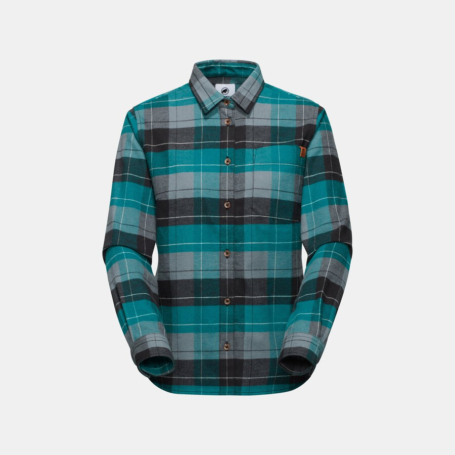trovat langarmshirt damen strata-tiefes türkis