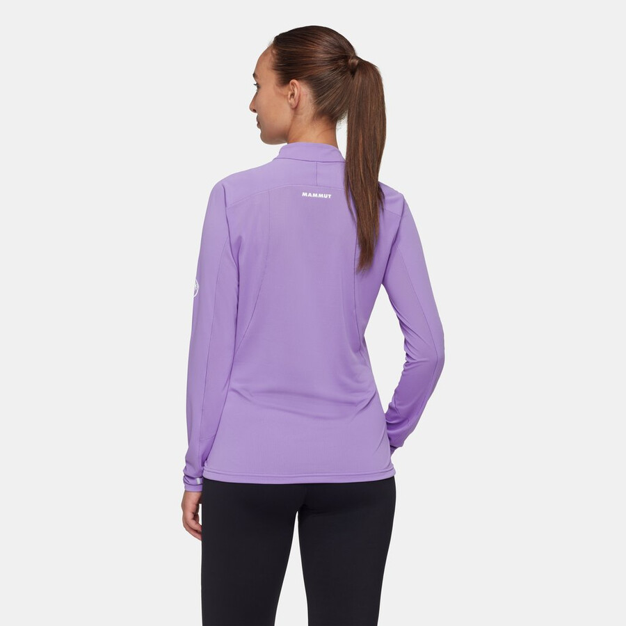 aenergy fl half zip langarmshirt damen lavandin