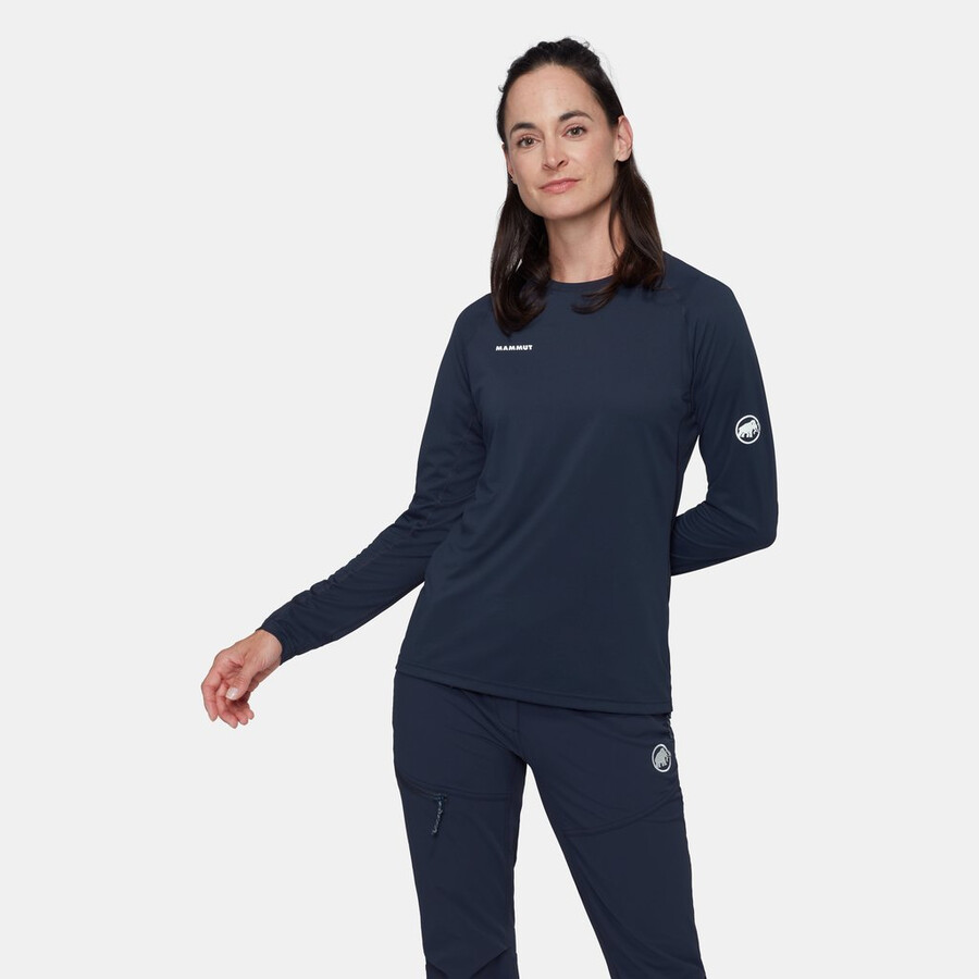 ducan fl longsleeve damen marine