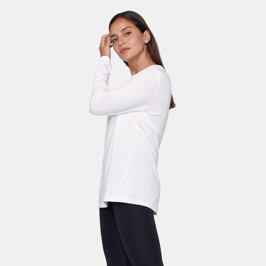 mountain langarm-t-shirt damen bluemlisalphorn weiß
