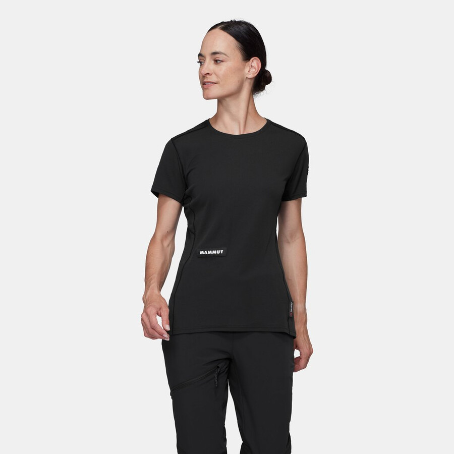 eiger nordwand fl t-shirt damen schwarz