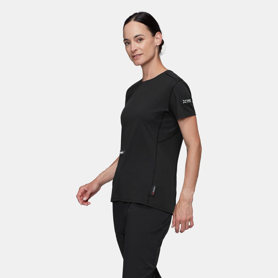eiger nordwand fl t-shirt damen schwarz