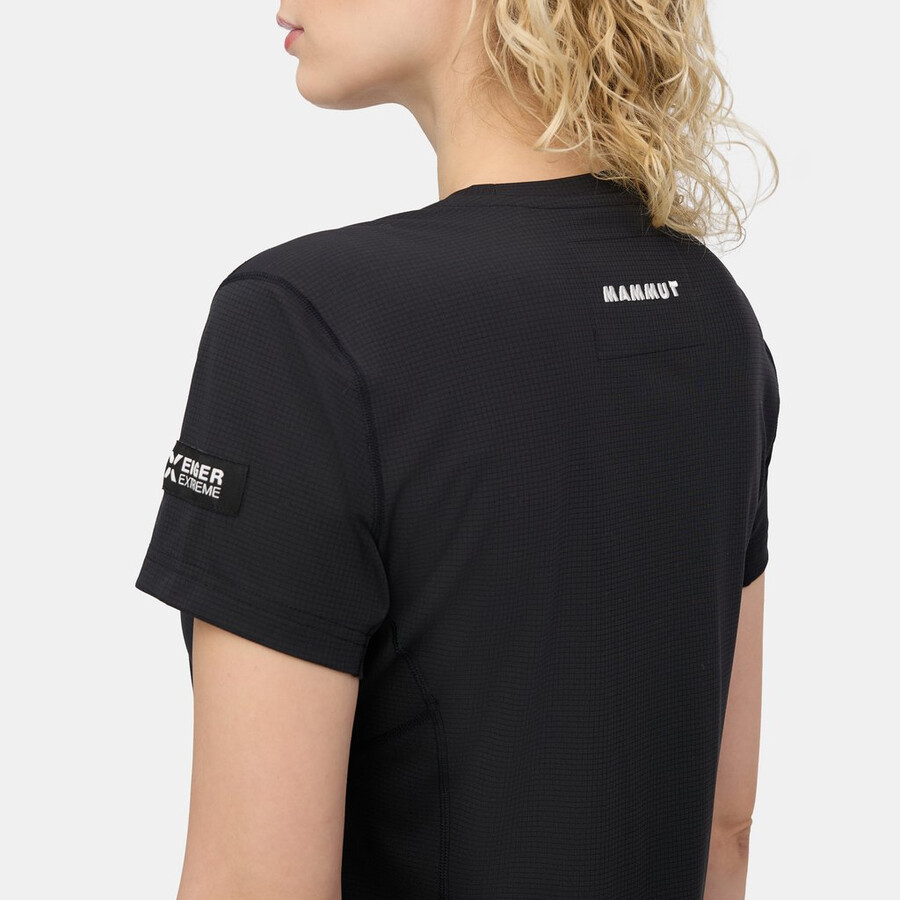 eiger nordwand fl t-shirt damen schwarz