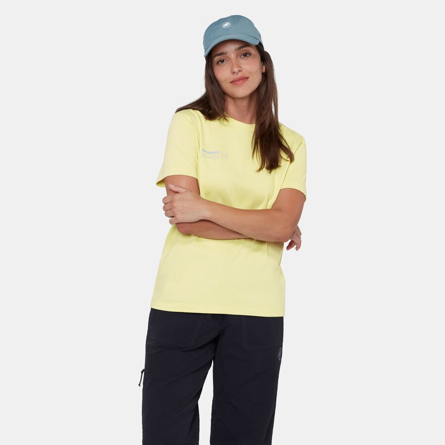 mammut base t-shirt damen multi-pitch holunder