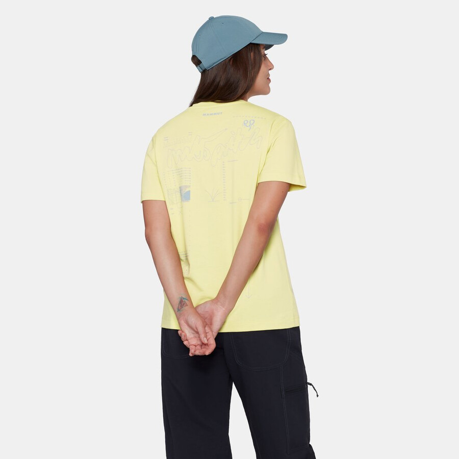 mammut base t-shirt damen multi-pitch holunder