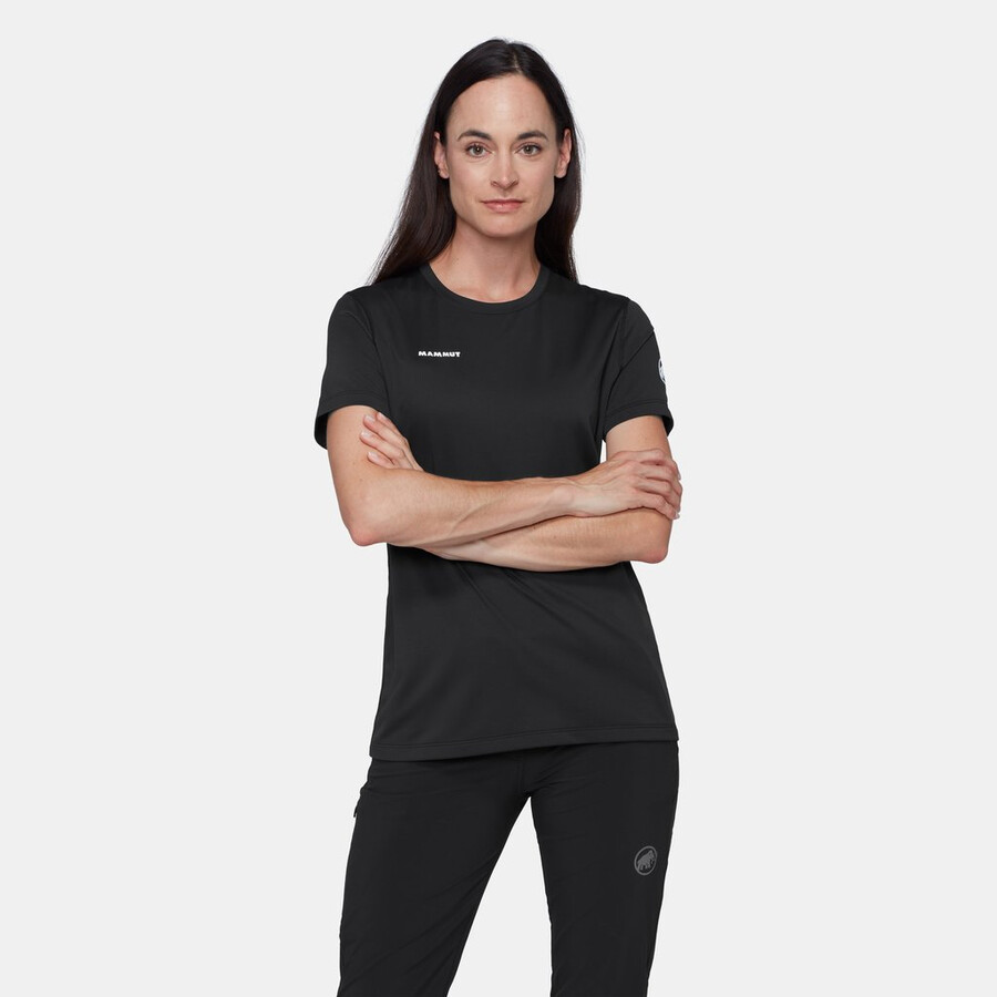selun fl t-shirt damen schwarz
