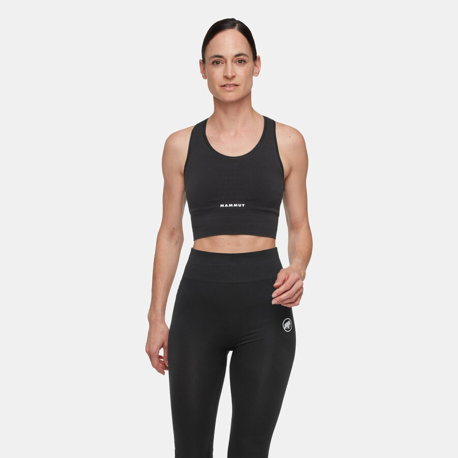 all-mountain seamless bl sport-bh damen schwarz