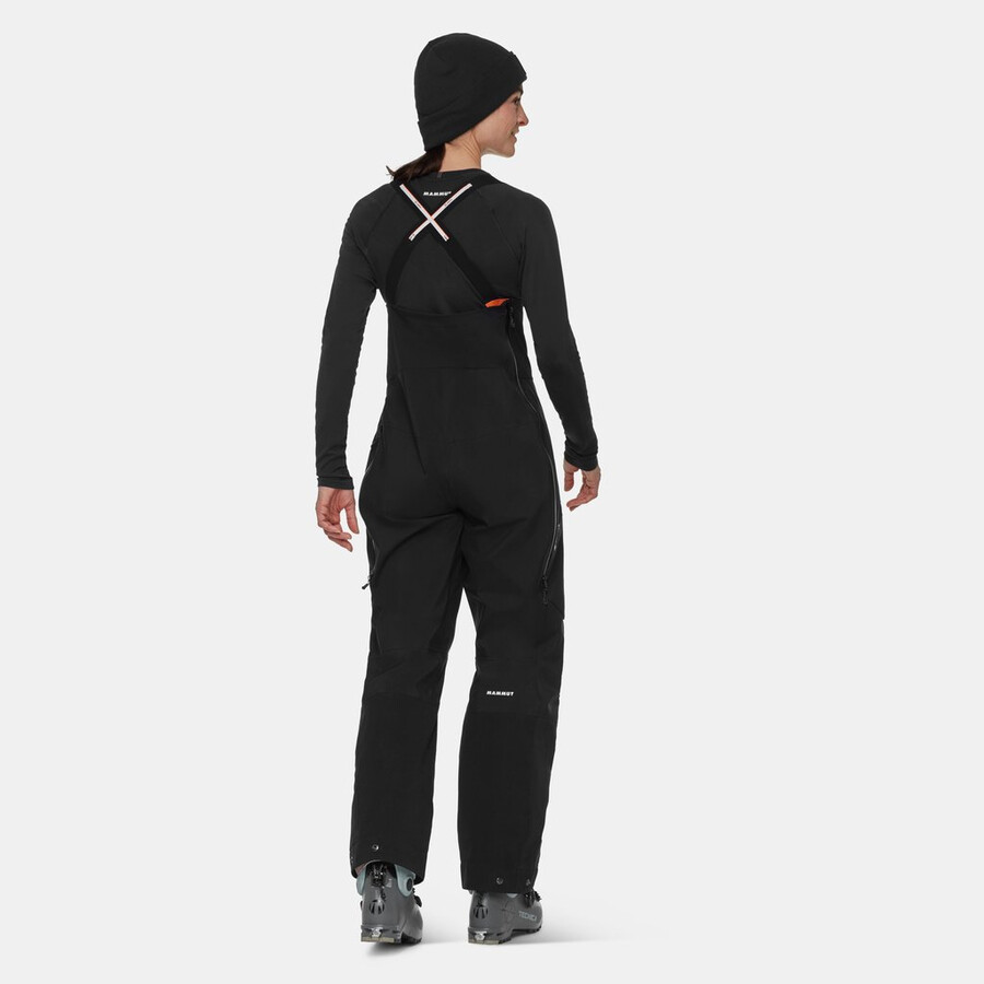 eiger free pro hs latzhose damen schwarz