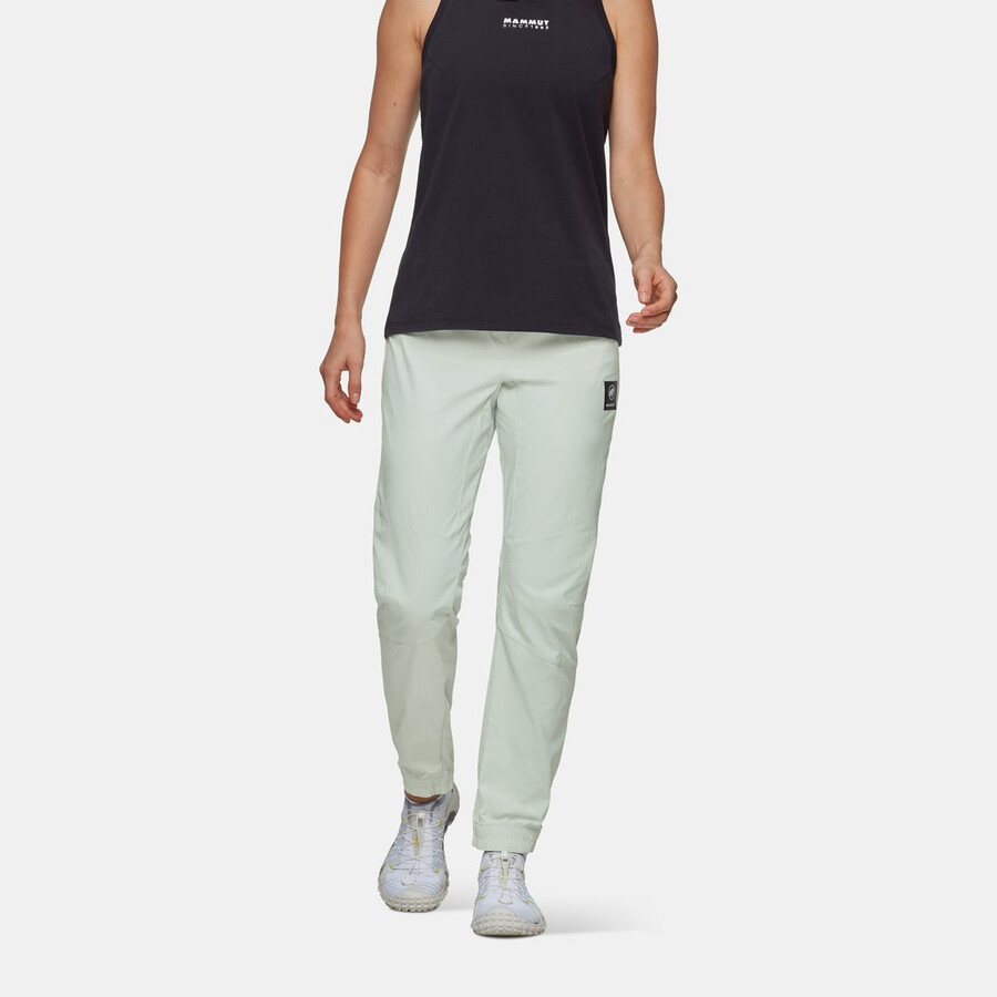 massone light pants damen silber salbei