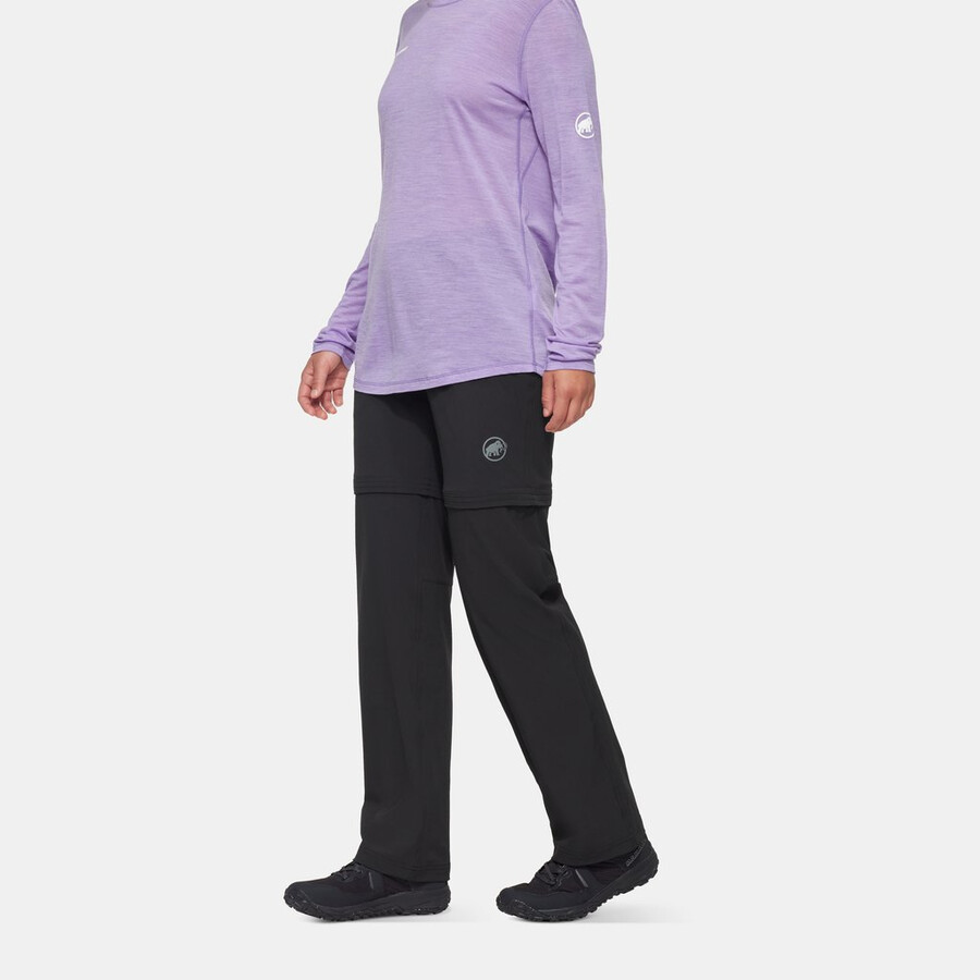 wanderhose mit v-ausschnitt für damen silbergrün