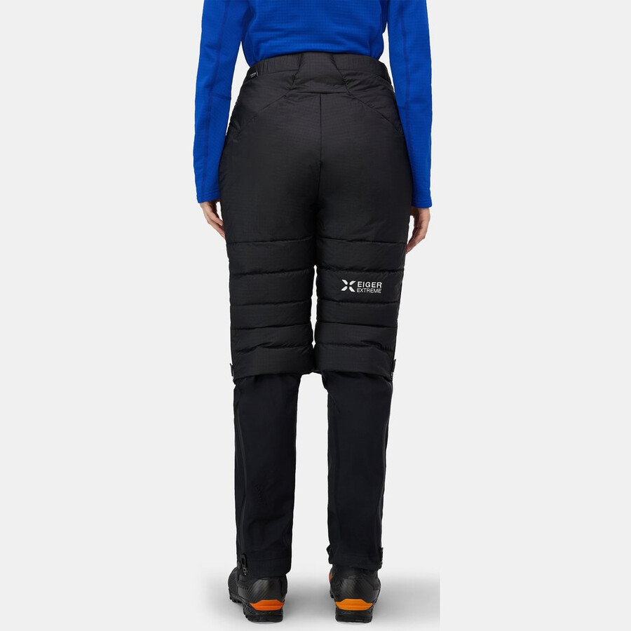 eiger nordwand light down in shorts damen eiger blau