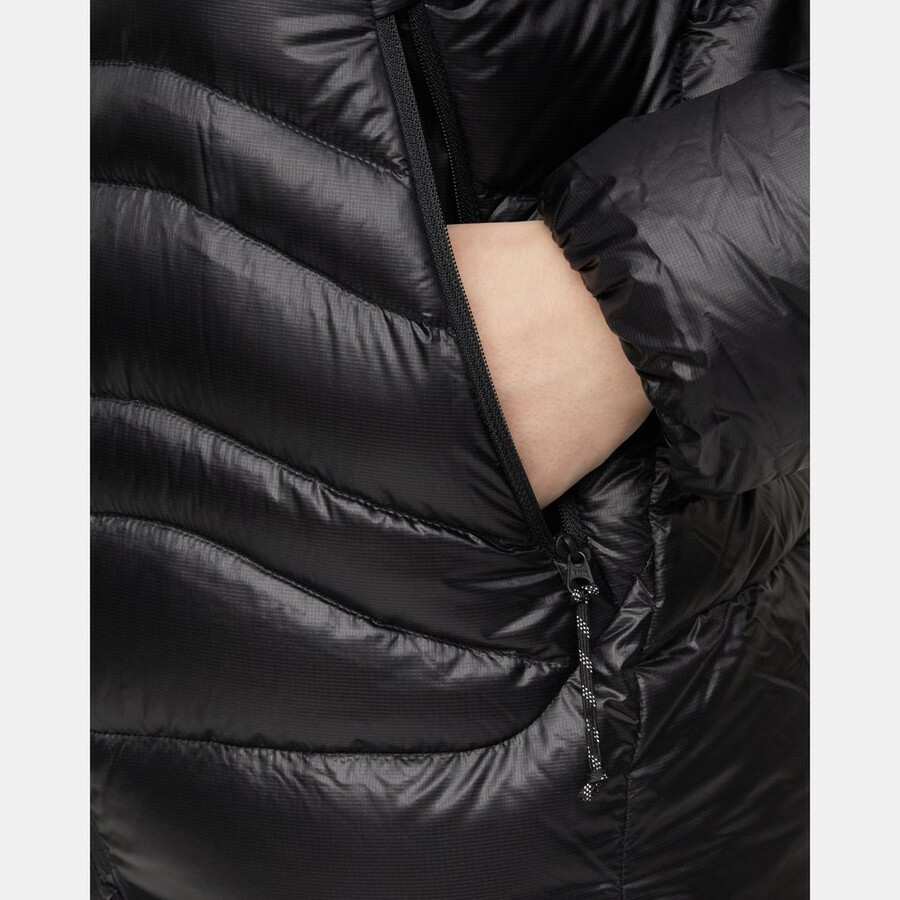 valley light in kapuzenjacke damen creas schwarz