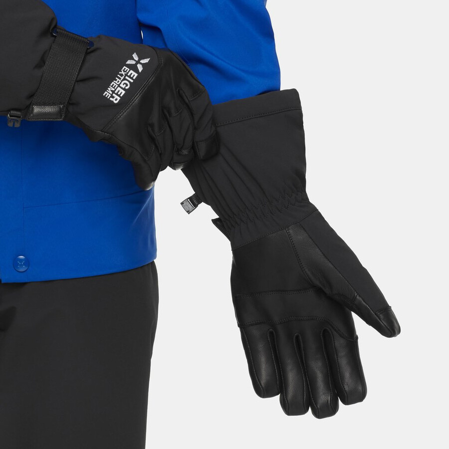 eiger nordwand pro 2-in-1 handschuh schwarz