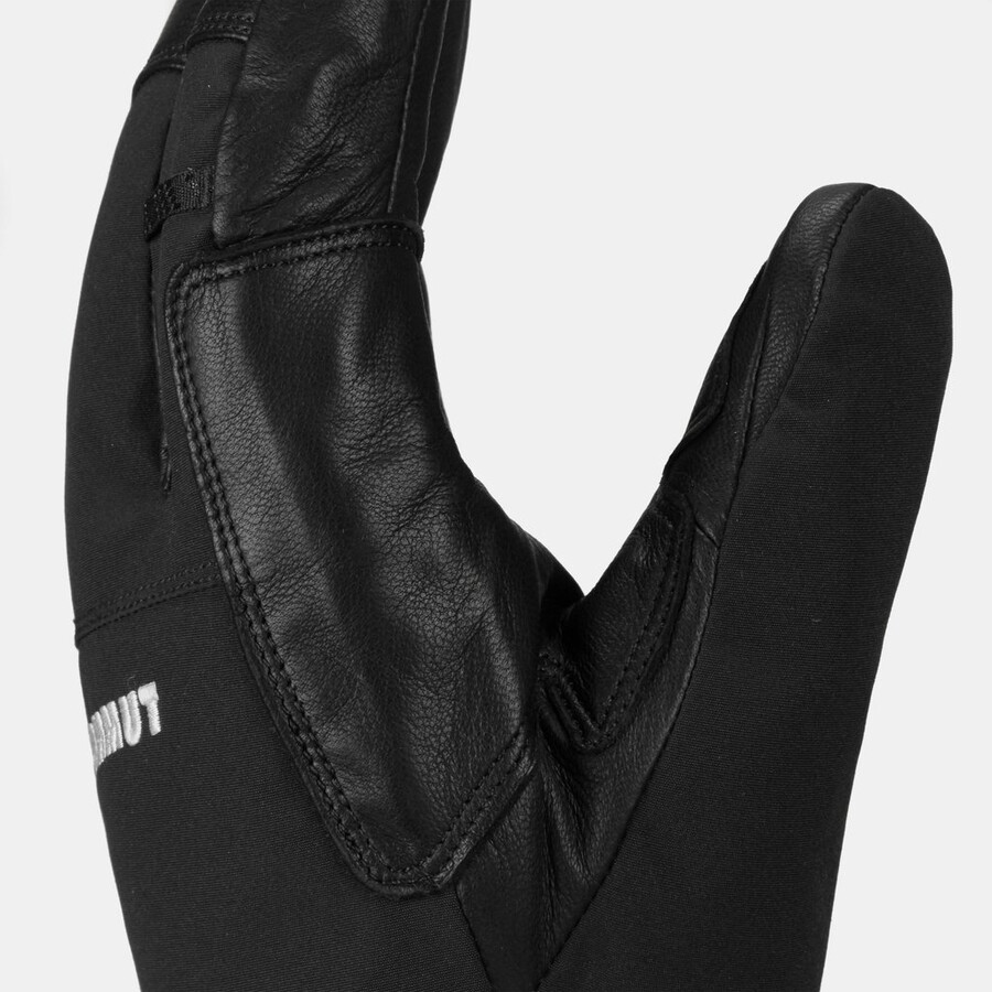 eiger nordwand warm 3-finger-handschuh schwarz