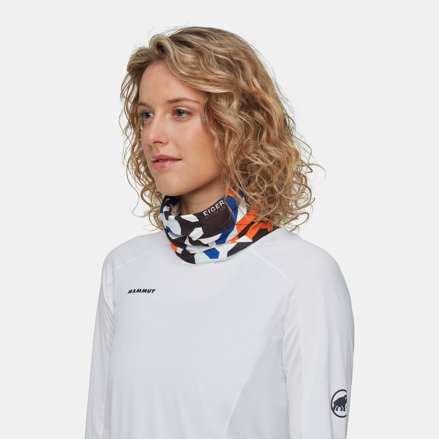 mammut neck gaiter eiger eiger blau-eiger orange