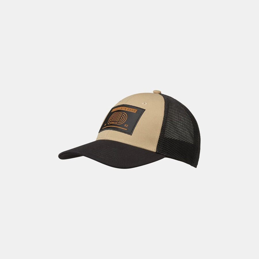 schwarze baseball-mesh-kappe