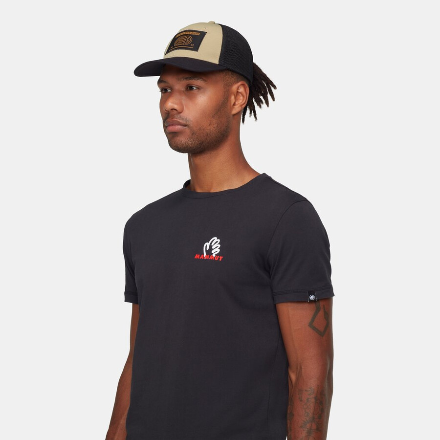 schwarze baseball-mesh-kappe