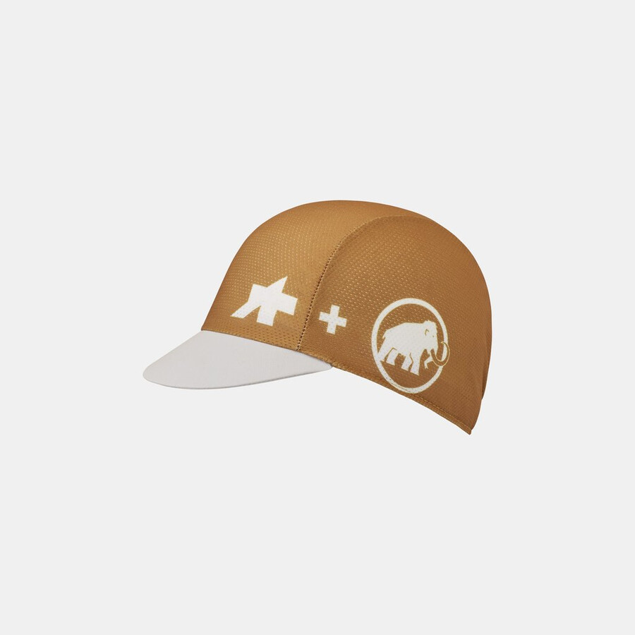 assos x mammut kappe naturbraun-beige