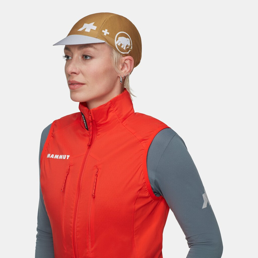 assos x mammut kappe naturbraun-beige
