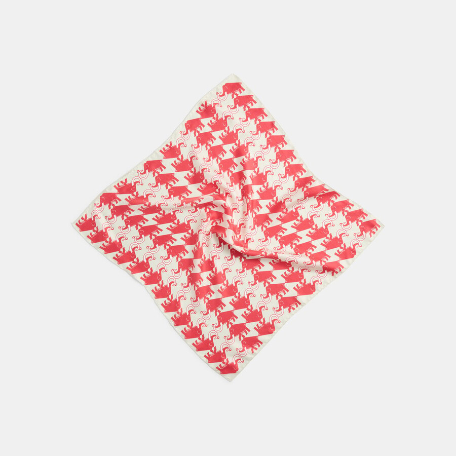 mammut x cabourn direttissima seidenschal weißstein-mammutrot