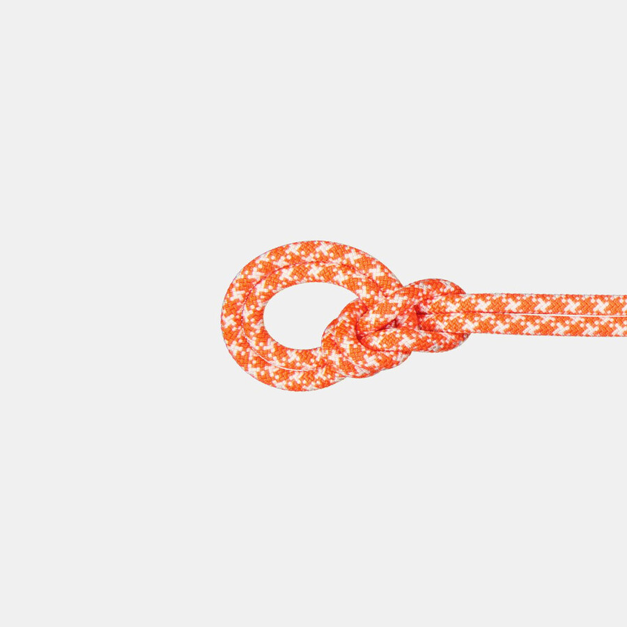 95 crag classic seil 60 m leuchtendes orange-weiß