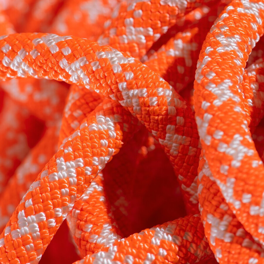 95 crag classic seil 60 m leuchtendes orange-weiß