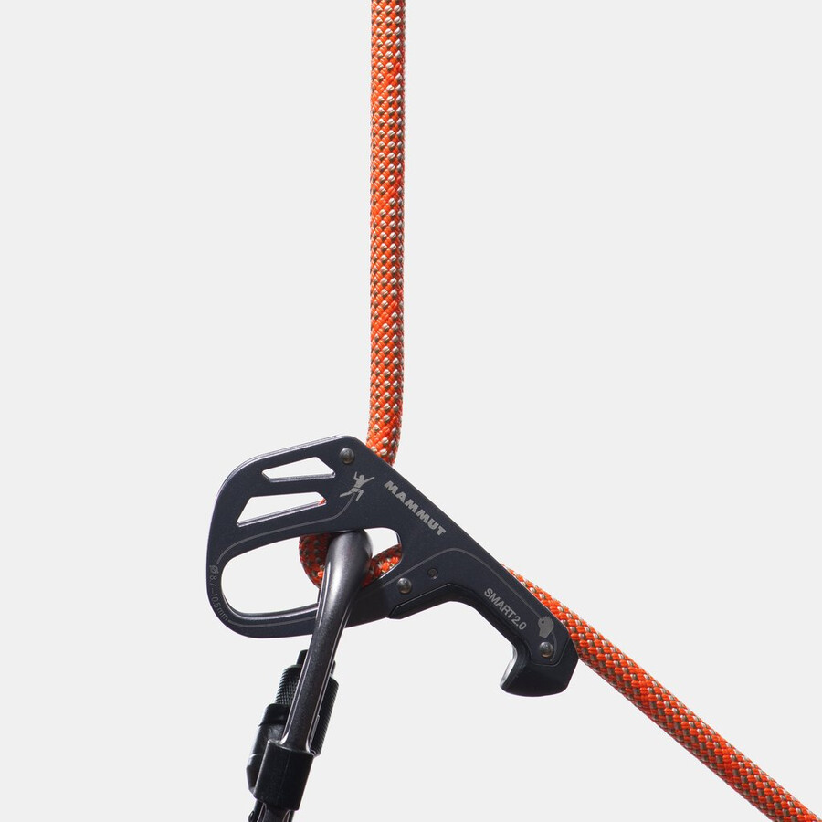 9.8 crag classic seil 60m orange-weiß