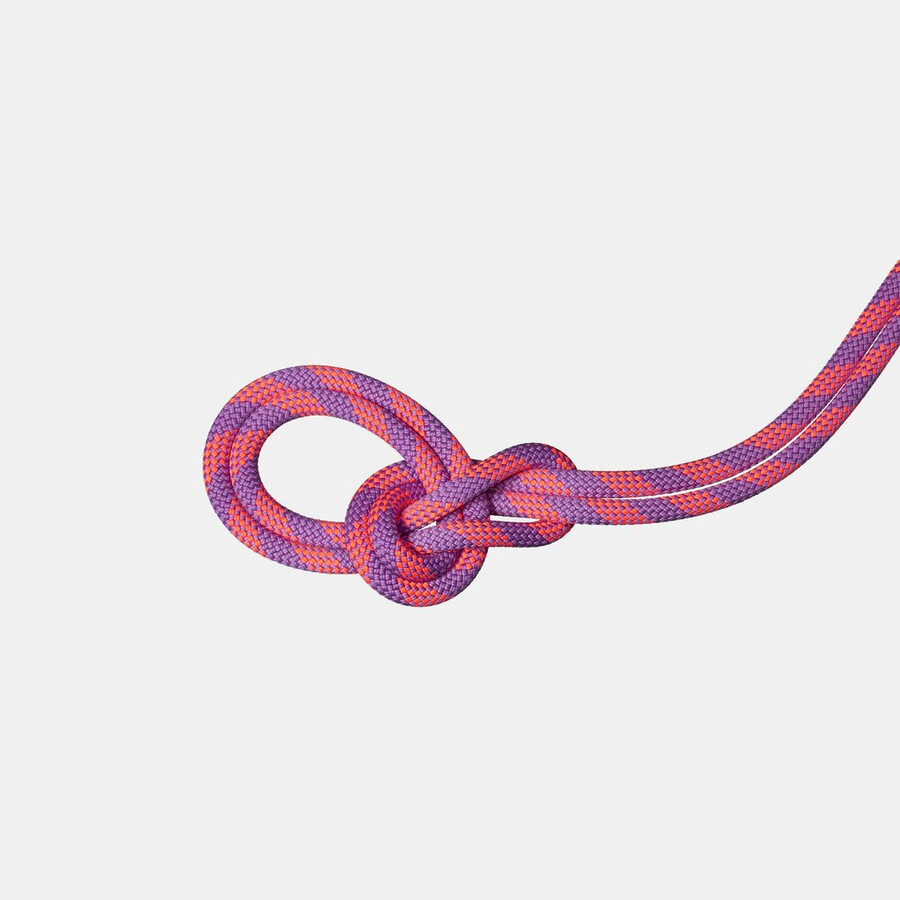95 crag dry rope duodess 60m lavandin-vibrant orange
