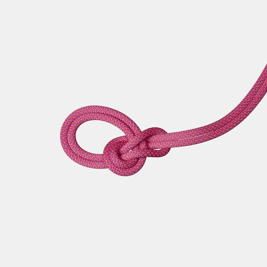 95 crag dry rope duodess 80m lavandin-vibrant orange