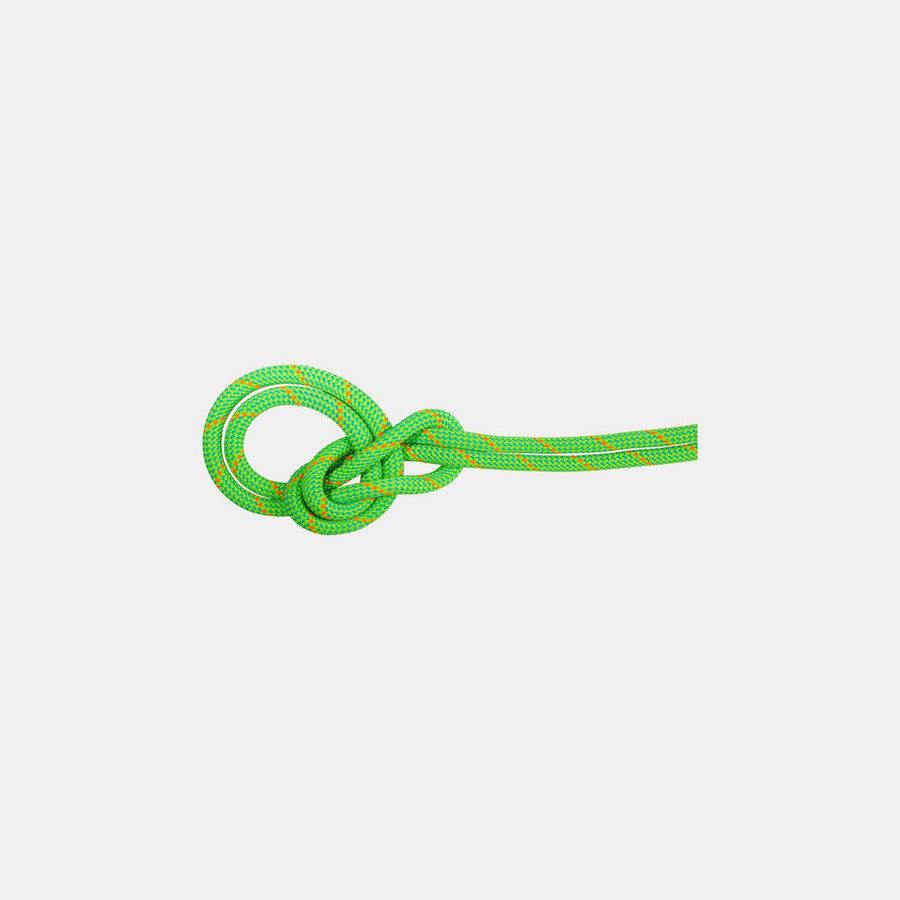 9.5 crag dry rope 50m neongrün-ozean