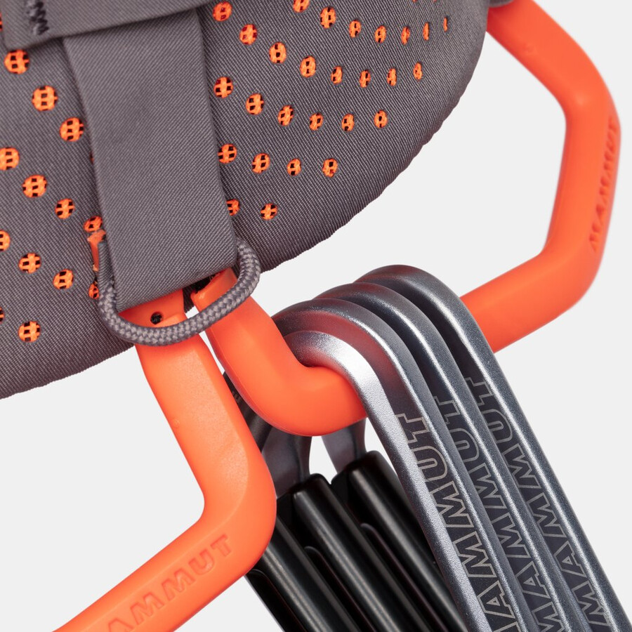 komfortabler schnell verstellbarer harness für damen haifisch-sicherheitsorange