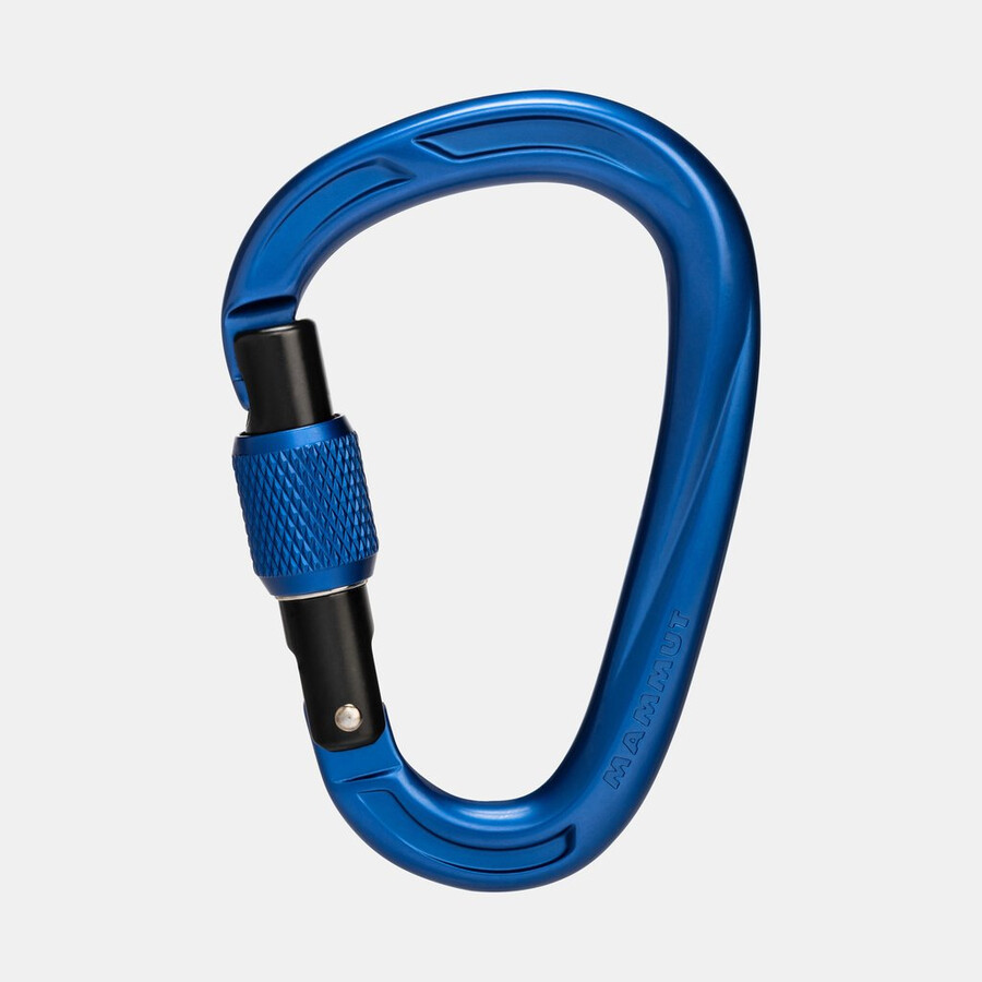 crag hms schraubkarabiner ultramarin