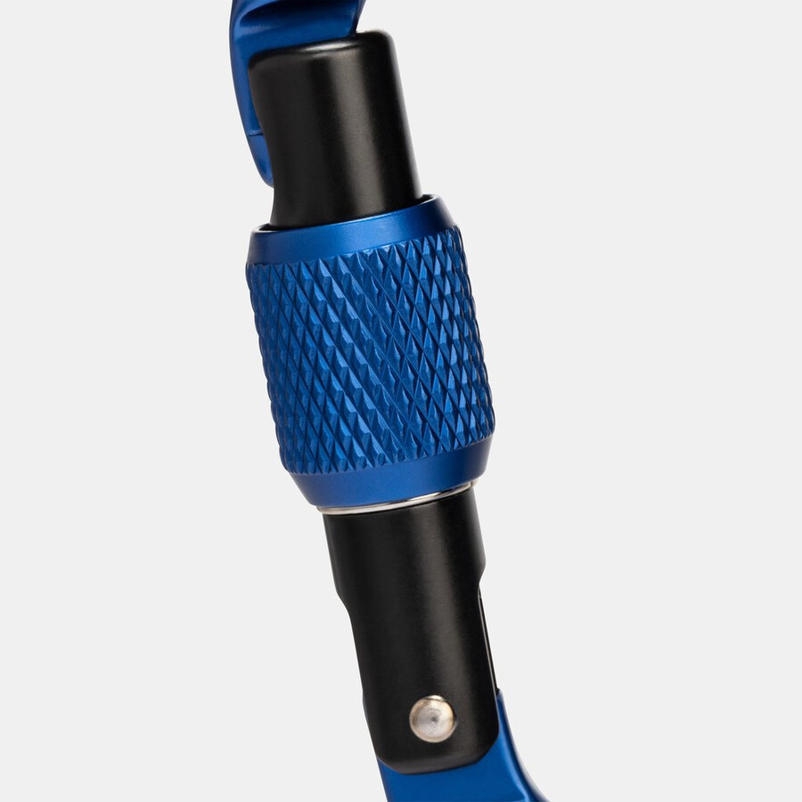 crag hms schraubkarabiner ultramarin