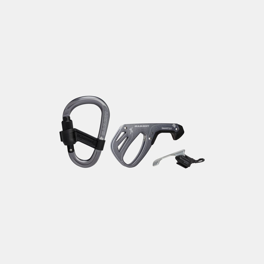 smarter belay paket grau