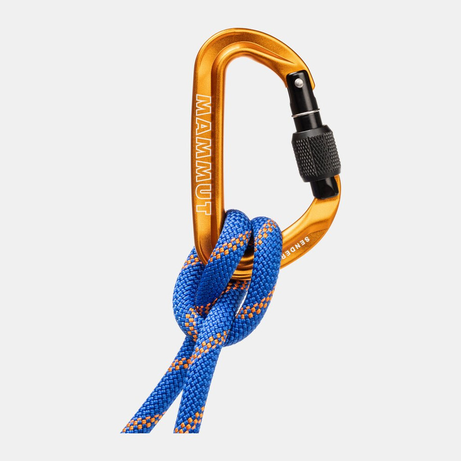 absender-schraubkarabiner gold