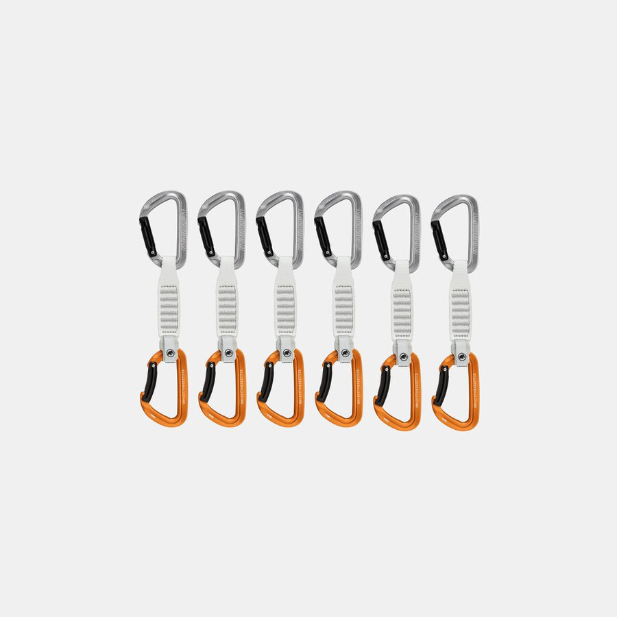 sender keylock 12 cm 6er-pack schnellziehgriffe hellgrau-gold