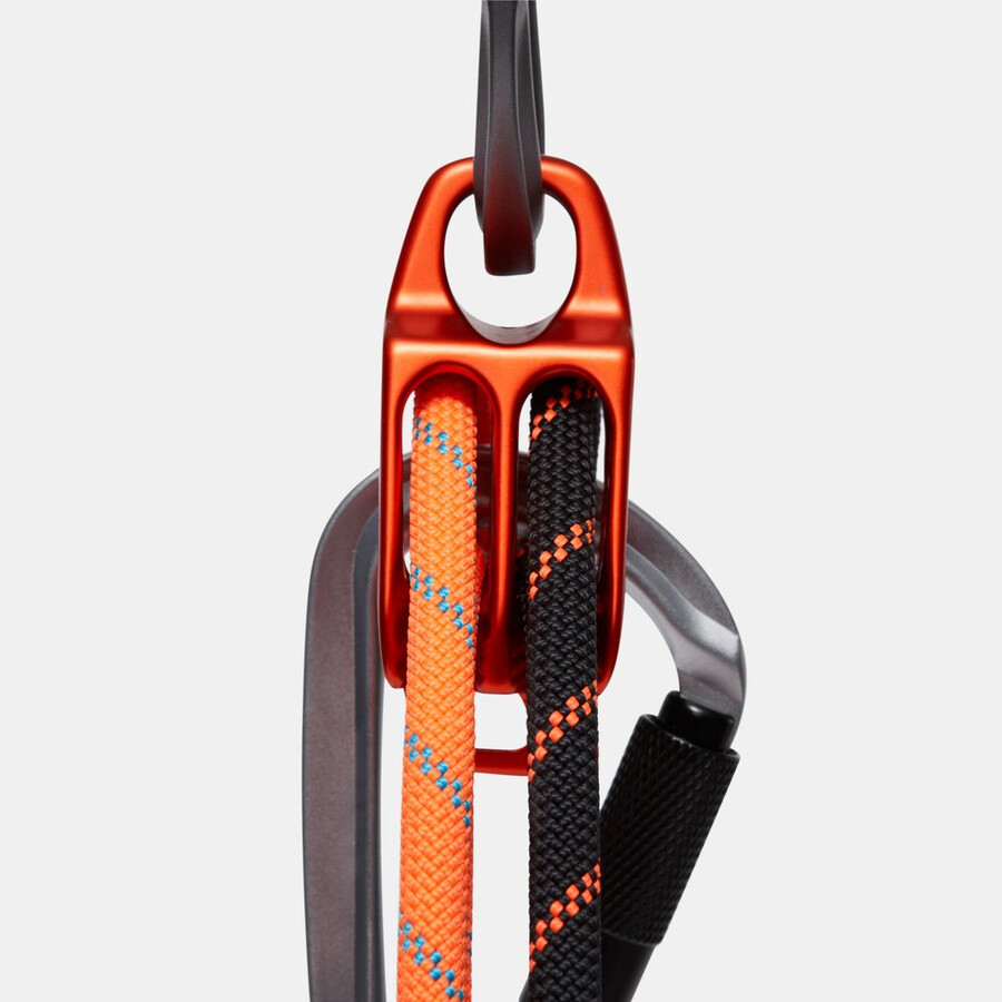 wall alpine belay orange
