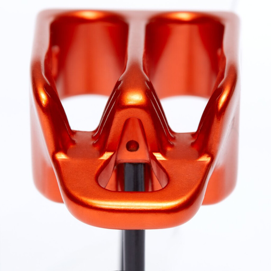 wall alpine belay orange